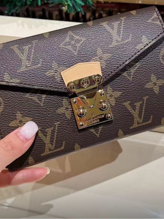 Inspired Other - LV Brown Monogram Envelope Makeup Brush Case